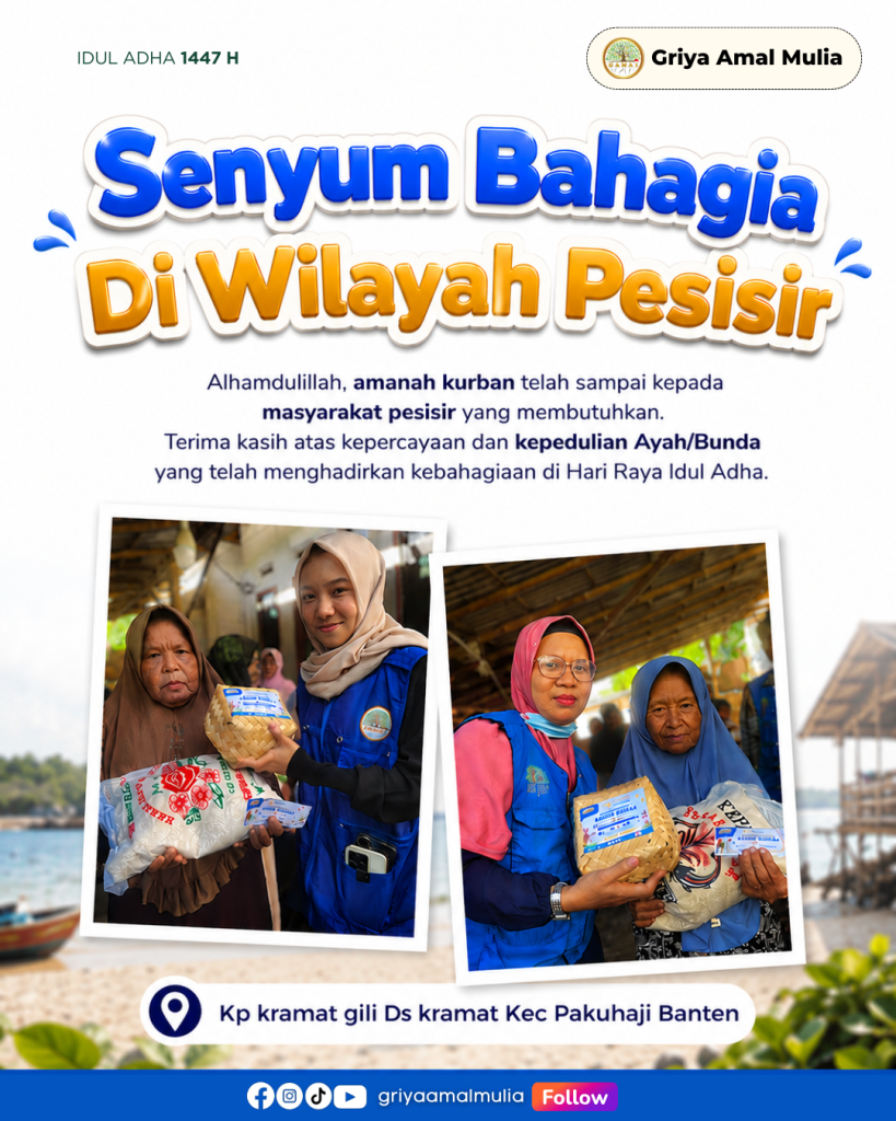 Dokumentasi penyaluran bantuan di wilayah pesisir